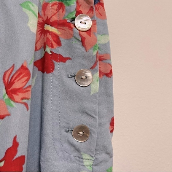 VINTAGE Crazy Horse Floral Prairie Midi Skirt. Size 14 - Picture 5 of 7